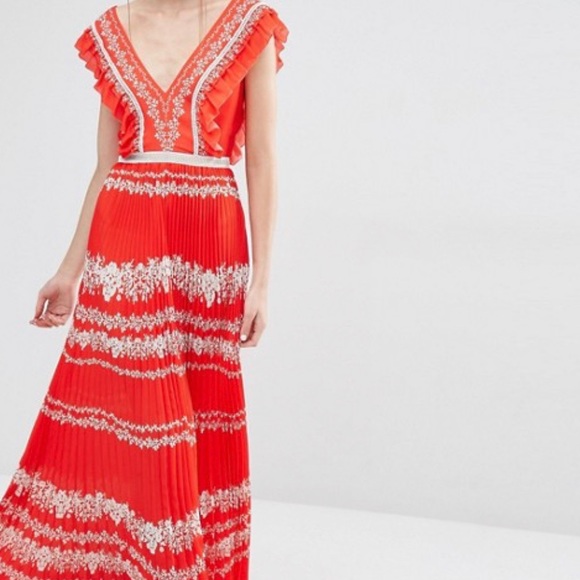 Self portrait flower spell printed dress - Picture 2 of 5